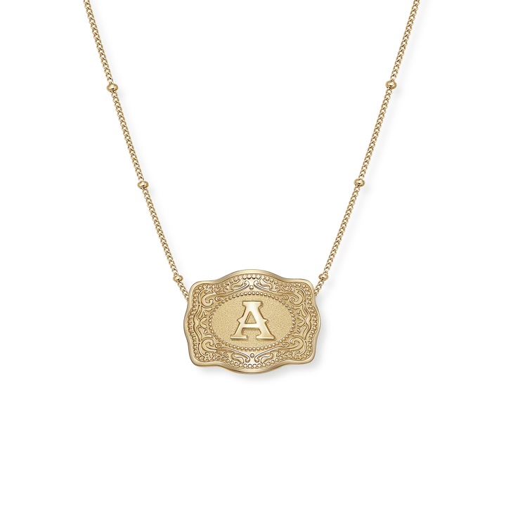 GoldenHooves Handmade Buckle Necklace