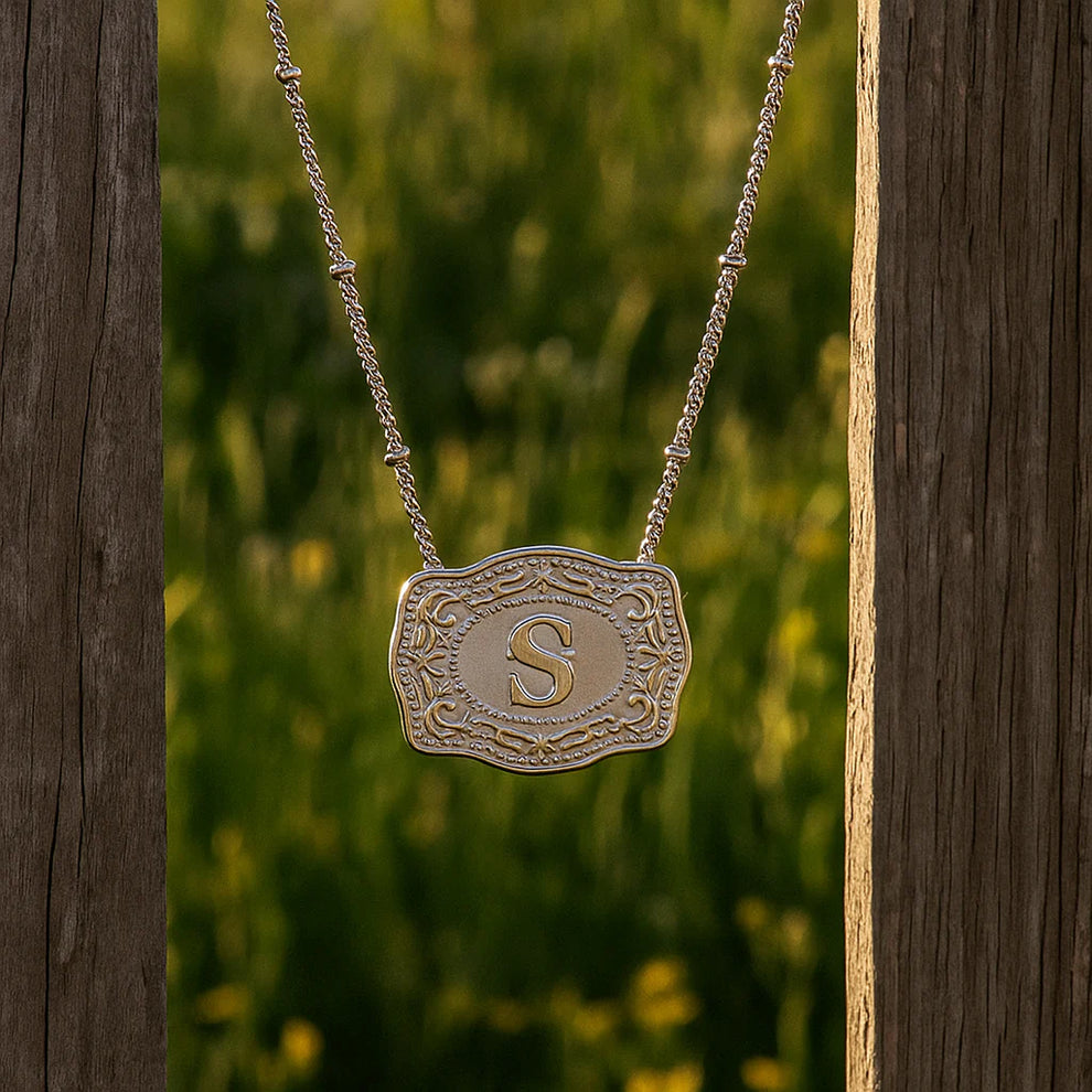 GoldenHooves Handmade Buckle Necklace